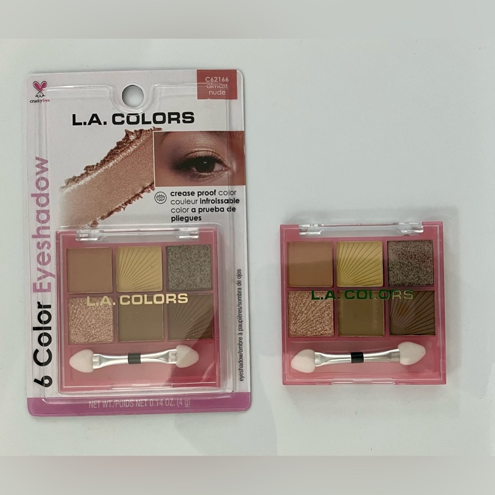 L.A. Colors eyeshadow almost nude 6 colors